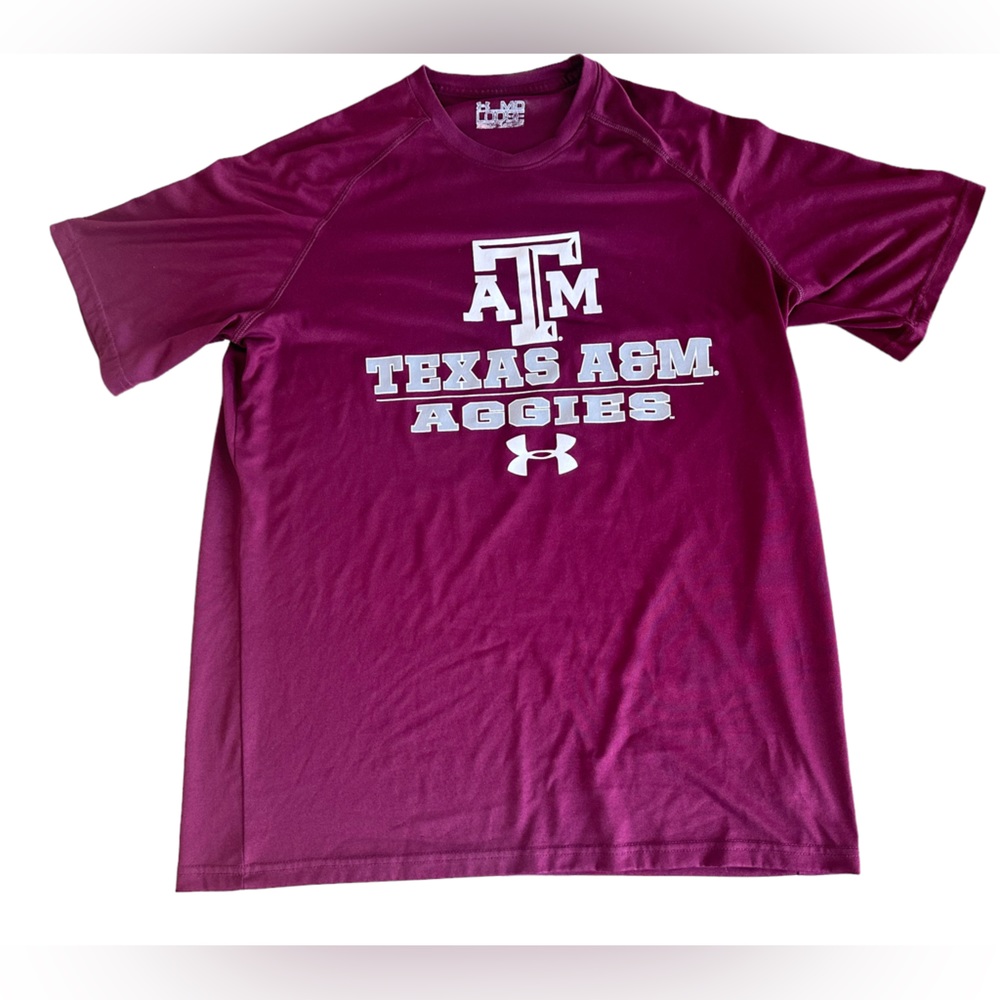 Under Armour Men’s Texas A&M Short Tee Maroon Size Medium